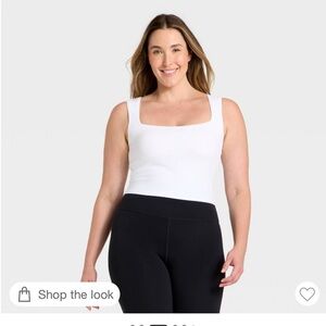 All in Motion White Women's Tank Top